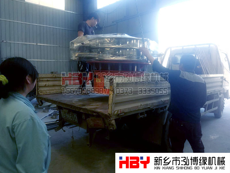 河北唐山魏先生HBY-AC1200超聲波新材料振動(dòng)篩粉機(jī)已發(fā)貨?。≌?qǐng)做好接貨準(zhǔn)備